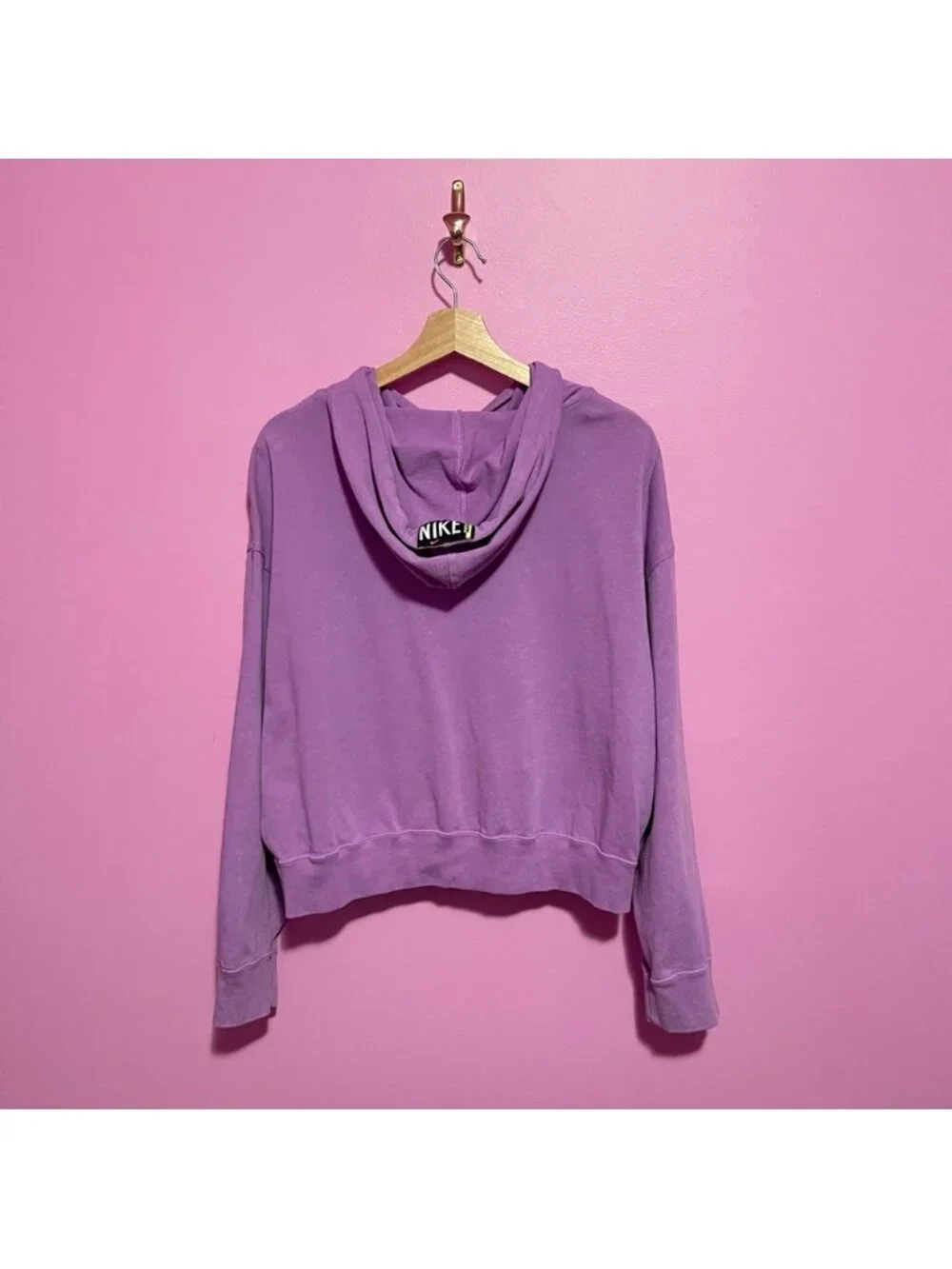 Nike Sportswear Washed Hoodie Women’s Small‎ Light Purple Cotton Pullover